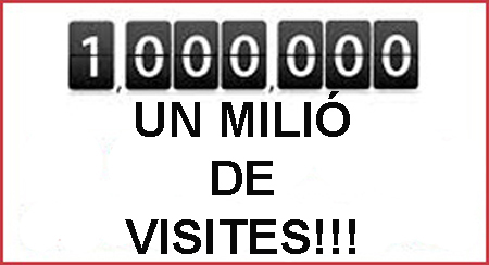 HEM ASSOLIT UN MILIÓ DE VISITES!!!